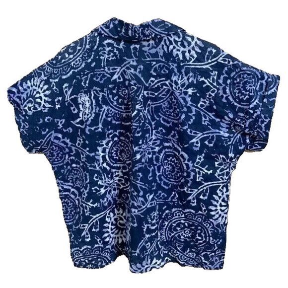 Christian Siriano Linen Blend Button Shirt NWOT - Picture 2 of 6